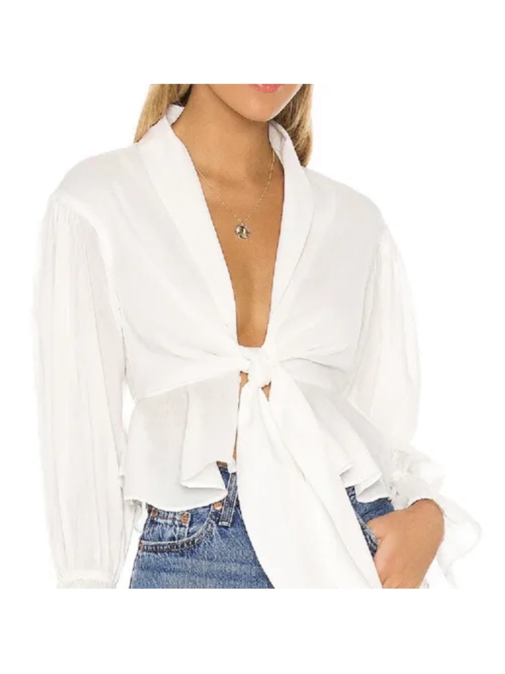 Lovers and friends ash tie front top